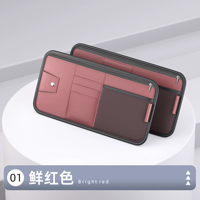 Сумка для хранения на солнцезащитном козырьке автомобиля, держатель для очков в машине, держатель для водительских прав, сумка для хранения карт и чеков, органайзер для документов.