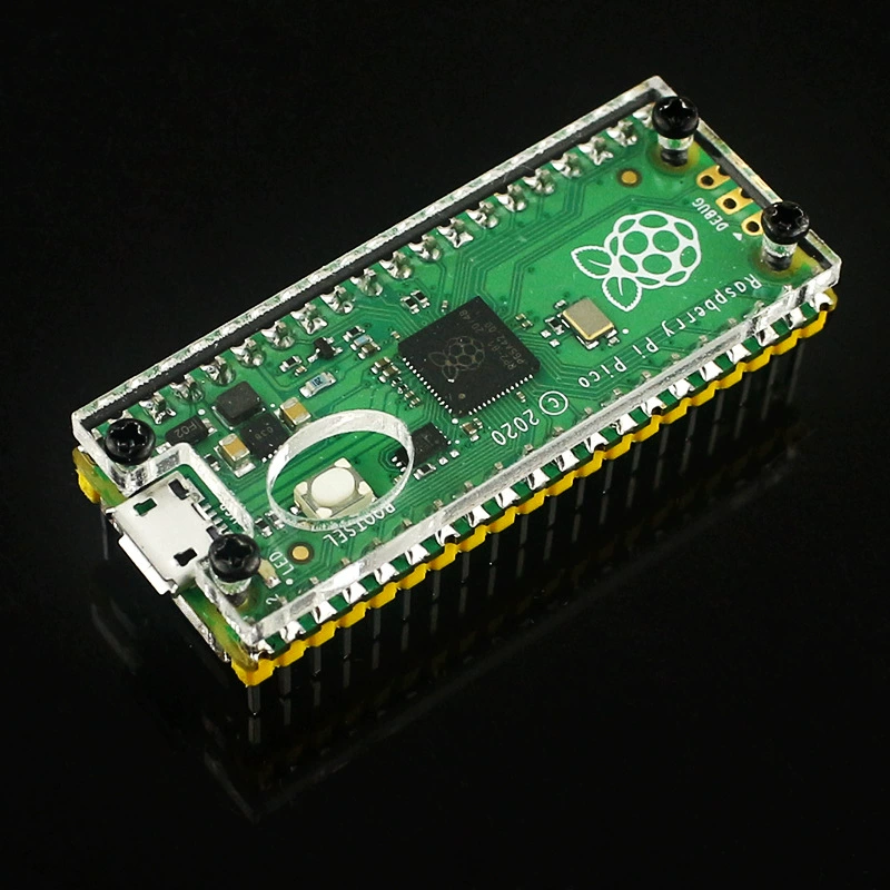 Крышка-оболочка для Raspberry Pico Pico Shell RaspBery Pico Acrylic Transparent Development Board защитная оболочка фиксированная Smedu