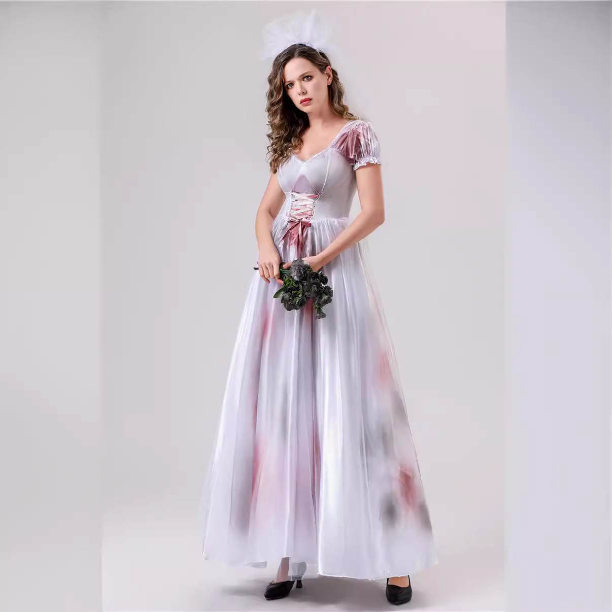 New Halloween Horror Zombie Costume Ghost Zombie Female Ghost…