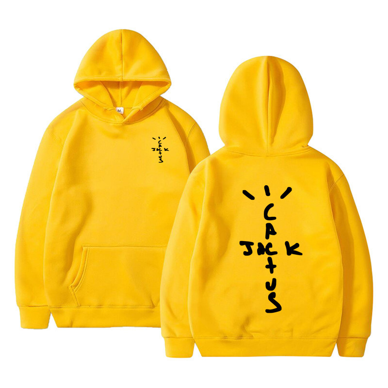 Hip Hop Plus Size Hoodie Cactus Jack Swag Print Funny Women