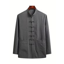 G 28525 Middle aged linen Tang suit set ������������װ��װ