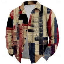 2025年男士春秋长袖夹克外套，潮流印花舒适宽松，型男必备