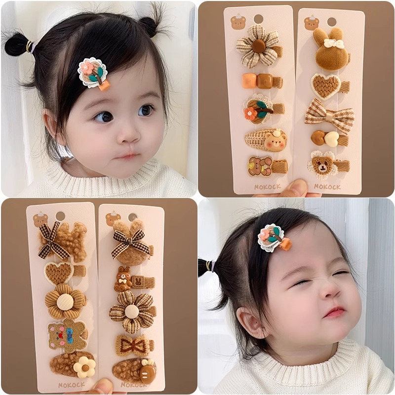 Niñas no lastiman el cabello de bebé broca de cabello de color leche, lindo broca de cabello de sudor para niños, broca de cabello de bebé