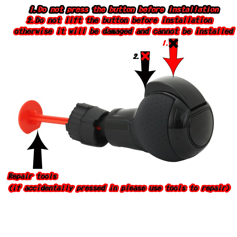 Transfronterizos aplicables a Audi Volkswagen automático cabeza de cambio mate cambio de marchas bola de mano modificación palanca de marchas accesorios de bola de mano