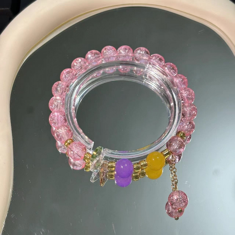 S069-폭발성 파우더 펜던트 비즈 팔찌#SZ553용