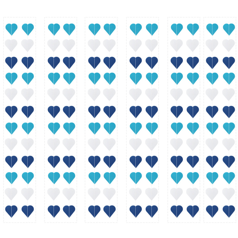 레이크 블루 + 사파이어 블루 + 화이트