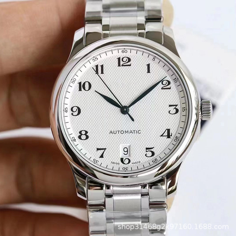 Langjia full-automatic mechanical master men's and women's watches moon phase eight-pin Comcas a generation of men's watches