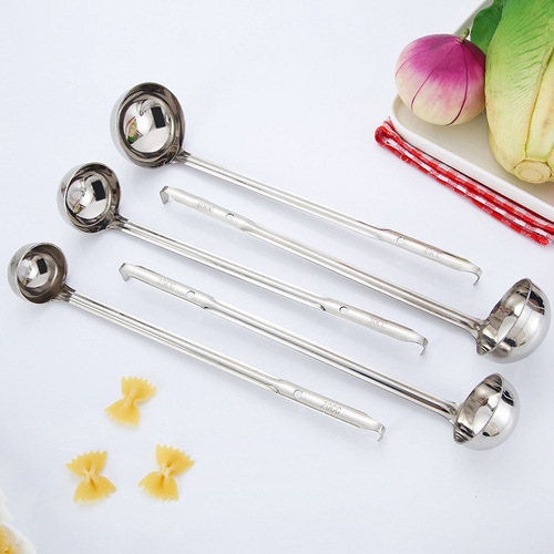 Measuring spoon stainless steel long handle measuring spoon oil spoon grams scale spoon measuring spoon with hook baking ounce spoon ounce spoon