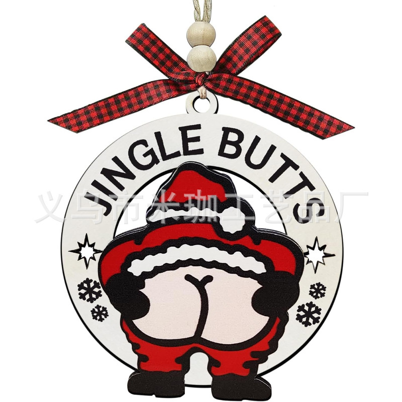 2025年越境新築祝いギフト クリスマス 母の日 バレンタインデー 装飾品 玄関用丸型木製吊り飾り|undefined