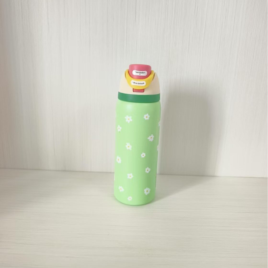 Vaso Aislado de Acero Inoxidable 304 Estilo Owala de Amazon con Asa, Botella de Agua Deportiva, Vaso de Doble Uso, Vaso para Agua, Regalo