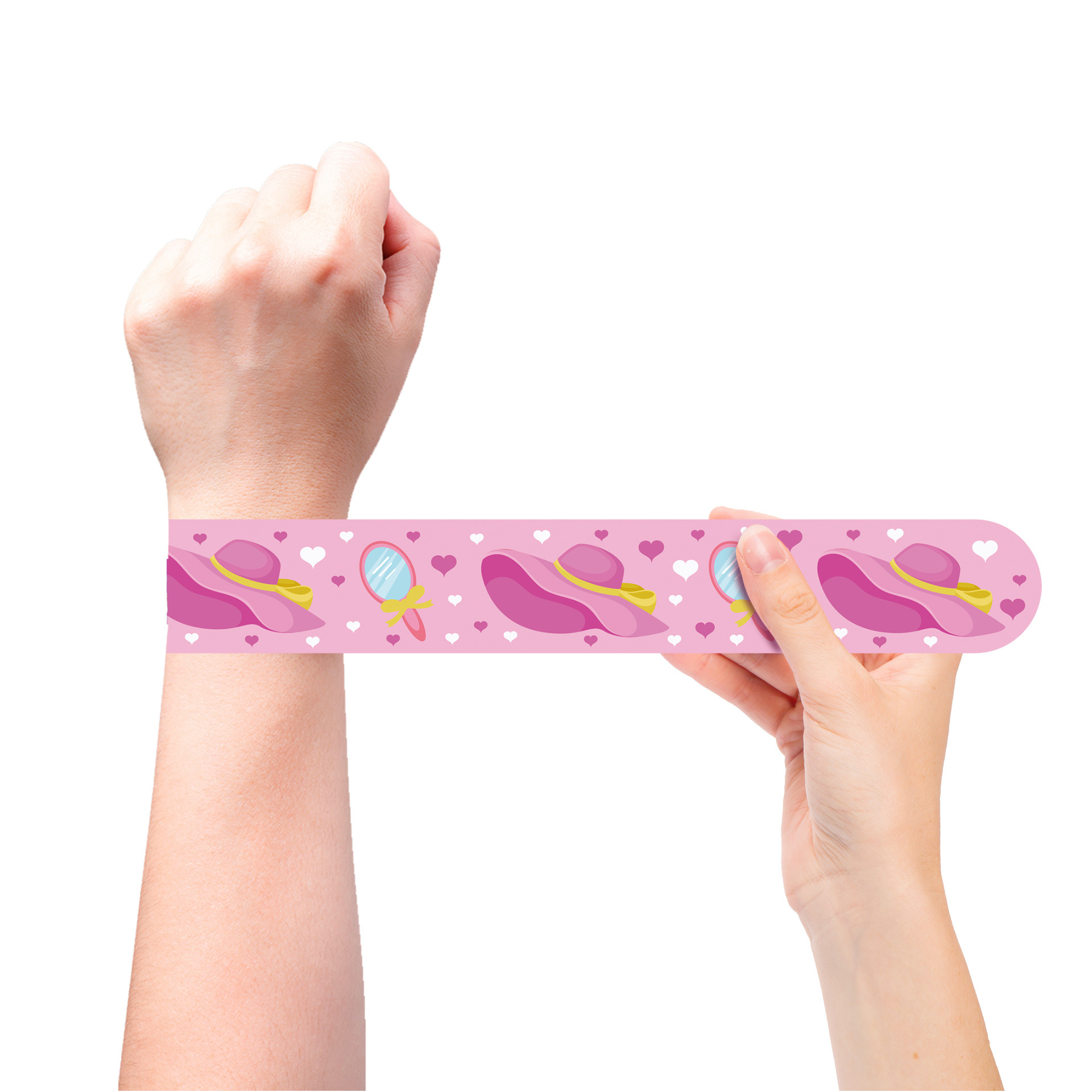 Nuevo anillo de dibujos animados transfronterizos, anillo rosa, banda de muñeca de decoración de fiesta