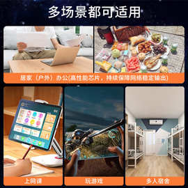 厂家现货4G随身网wifi6无线宽带2100毫安户外专用上网棒随身wifi