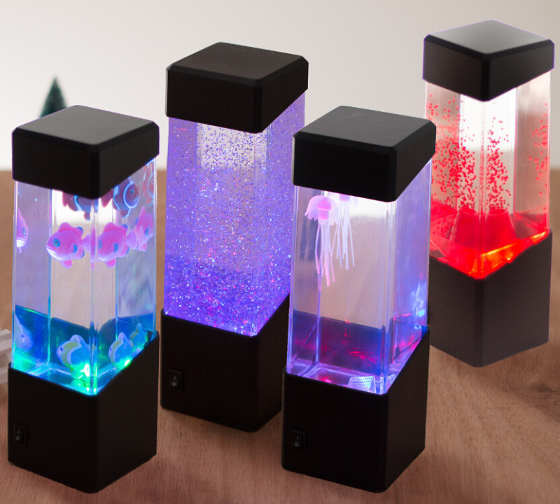 Small jellyfish LED desktop simulation colorful color transformer…