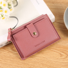 新款女钱包短款卡包可爱小包简约女士零钱包 小众收纳ins短款钱包
