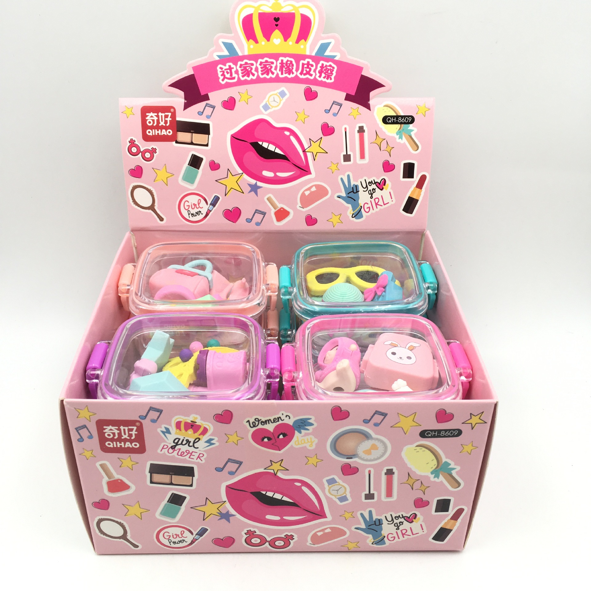 Gomas de Borrar con Forma de Juego de Rol Modelo QH-8609 de Plástico para Niñas image 2