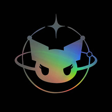 库洛米可爱卡通DIY镭射汽车贴纸电动车防水装饰笔记本电脑平板贴