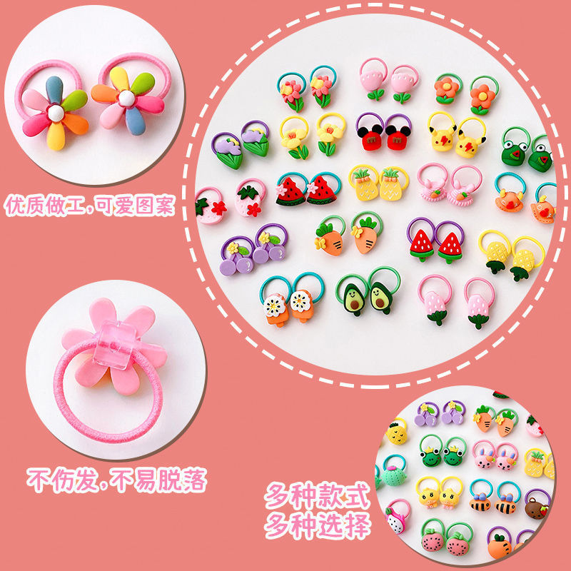 Niños pulgar pelo banda bebé pelo corbata pequeña banda de goma pequeña niña elástica grande no duele el pelo Pelo cuerda pulgar pelo banda femenina