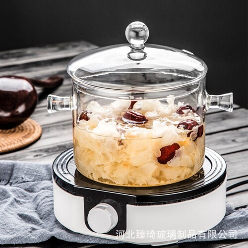 Thickened instant noodle pot, glass soup pot, household instant noodle bowl, transparent mini stew pot, milk pot, support drop shipping