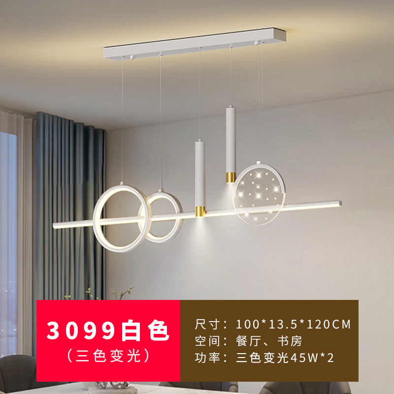 Candelabro de restaurante Lámpara de Zhongshan de lujo ligero, diseño minimalista moderno, comedor, bar, isla, mesa de comedor, lámpara, nuevo 2025