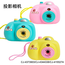 外销卡通观景相机儿童发光投影按压相机认知启蒙益智玩具礼品批发