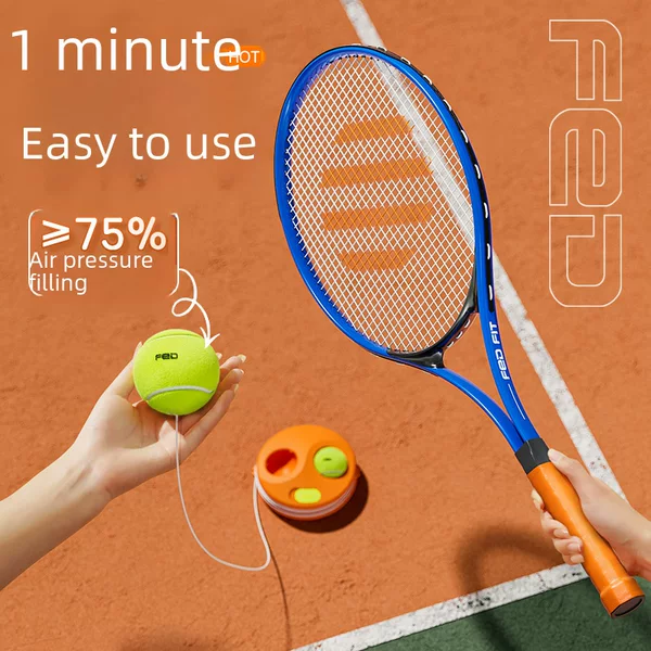 Flyton Tennis Racquets Trainer Single Player with Line Rebound Beginners Male and Female College Students Professional Tennis suit