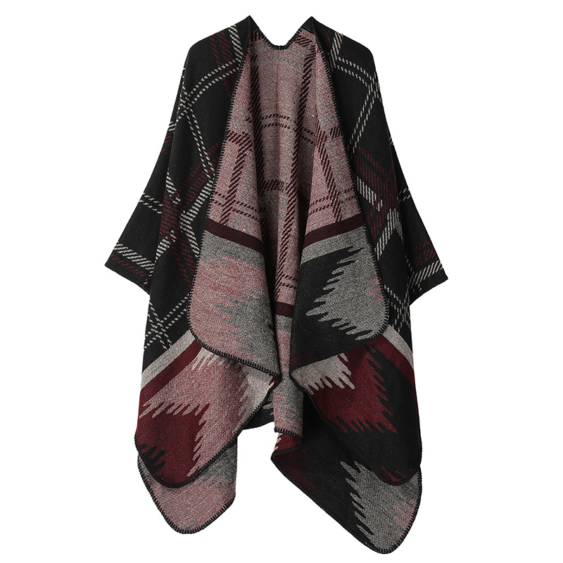 Sciarpa unisex Scialle alla moda versatile mantello spesso coperta cappotto sciarpe calde_voghion.com