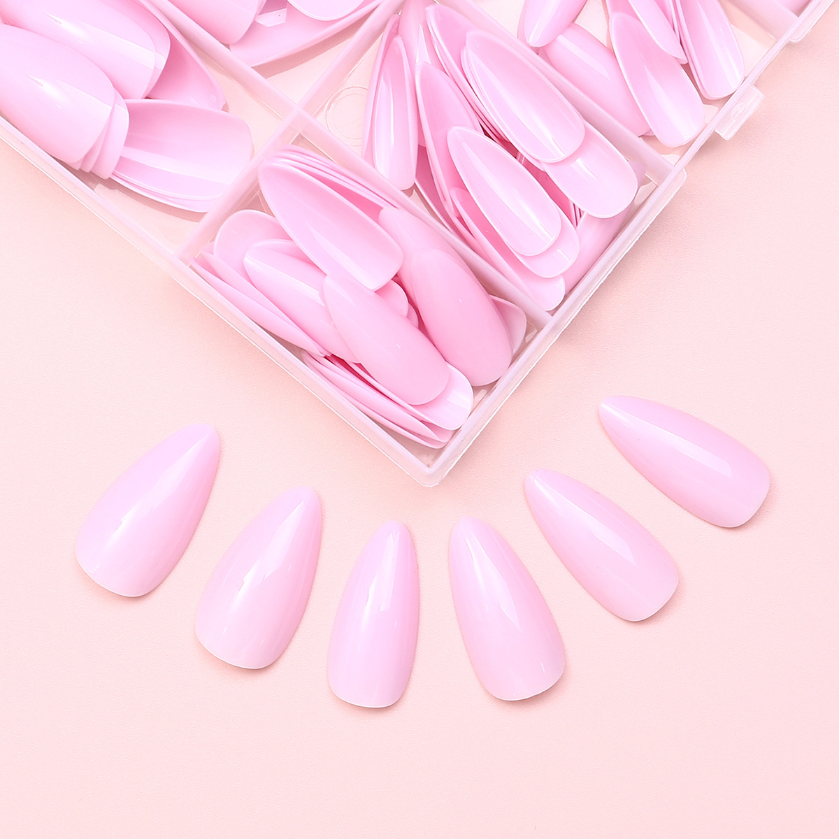 120 cajas de piezas de uñas de alta calidad, estilo de verano, uñas de color sólido, uñas de estilo puro, uñas de estilo puro