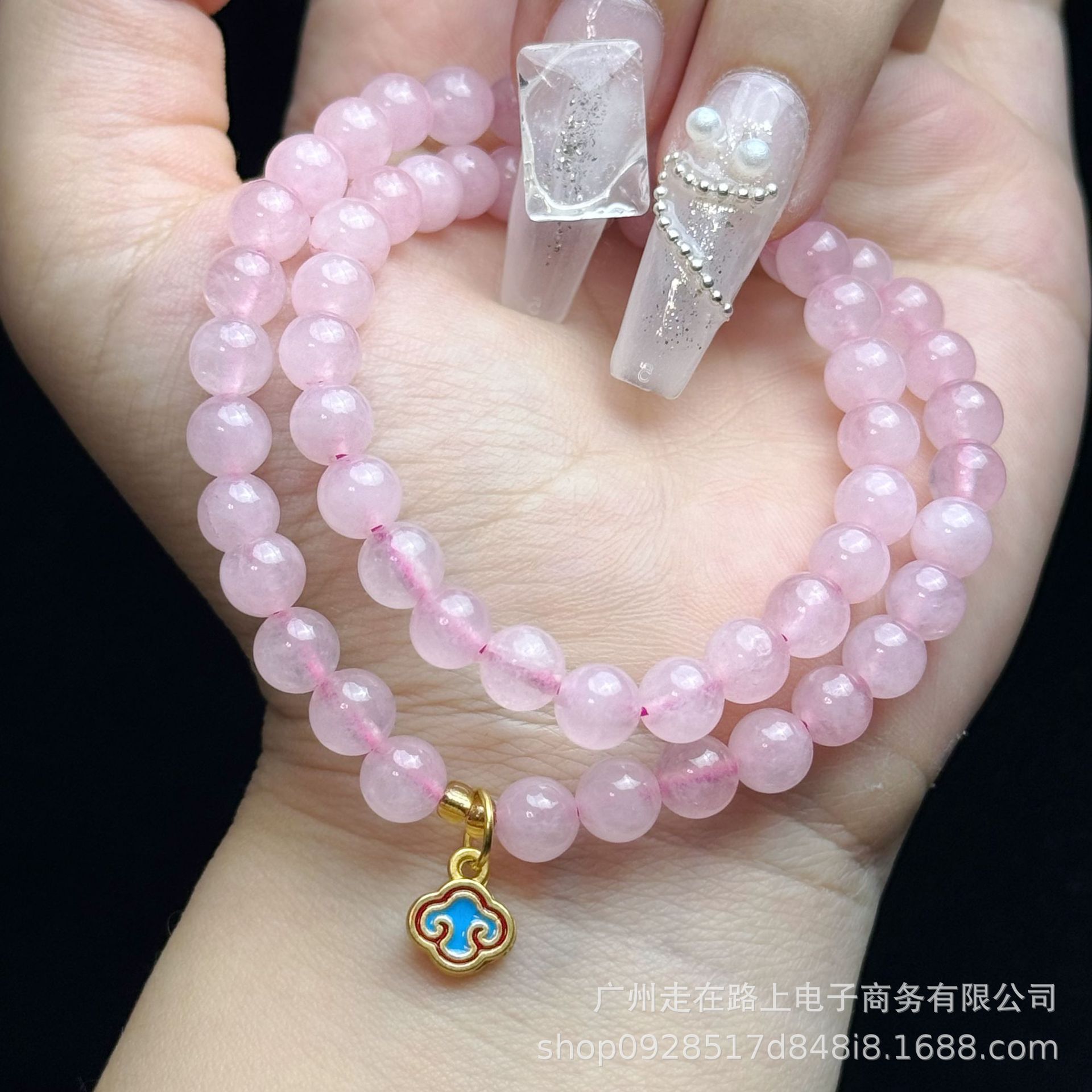 로즈쿼츠 더블서클 작은구름 (6mm)