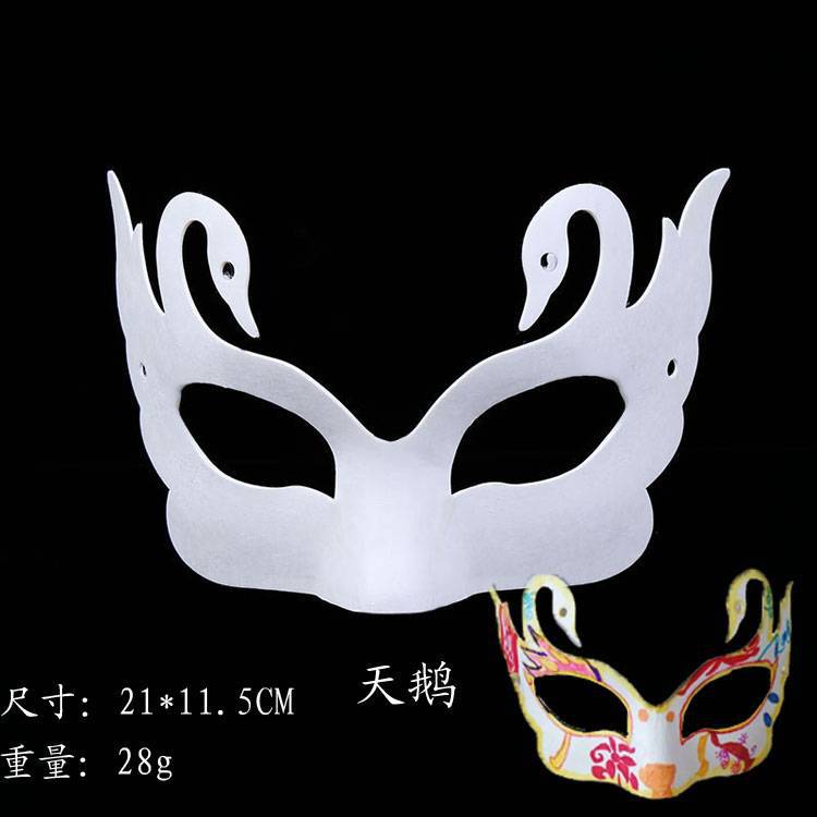 Máscara de zorro de papel maché – DIY, para pintura/teatro/Halloween