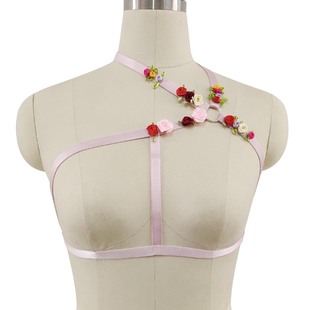 Jianhong Foreign Trade Explosions Spring and Summer New in stock Pink Wire Harness Underwear free size Women's Three-point Sexy Underwear