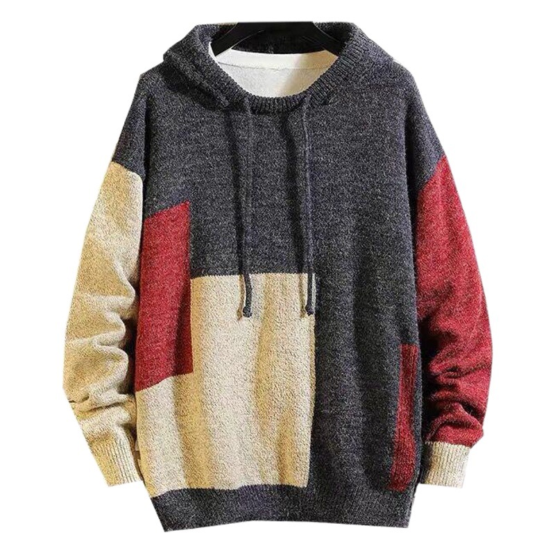 Ropa retro japonés de los hombres con capucha ropa de comercio exterior más el tamaño de los hombres suéter de los hombres de estilo coreano