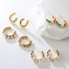 �Ĺ� ŷ��ͭ��18K��С�ڸ��Զ���ŮINS�ʺ��ʯ���¶��� �羳��Ʒ