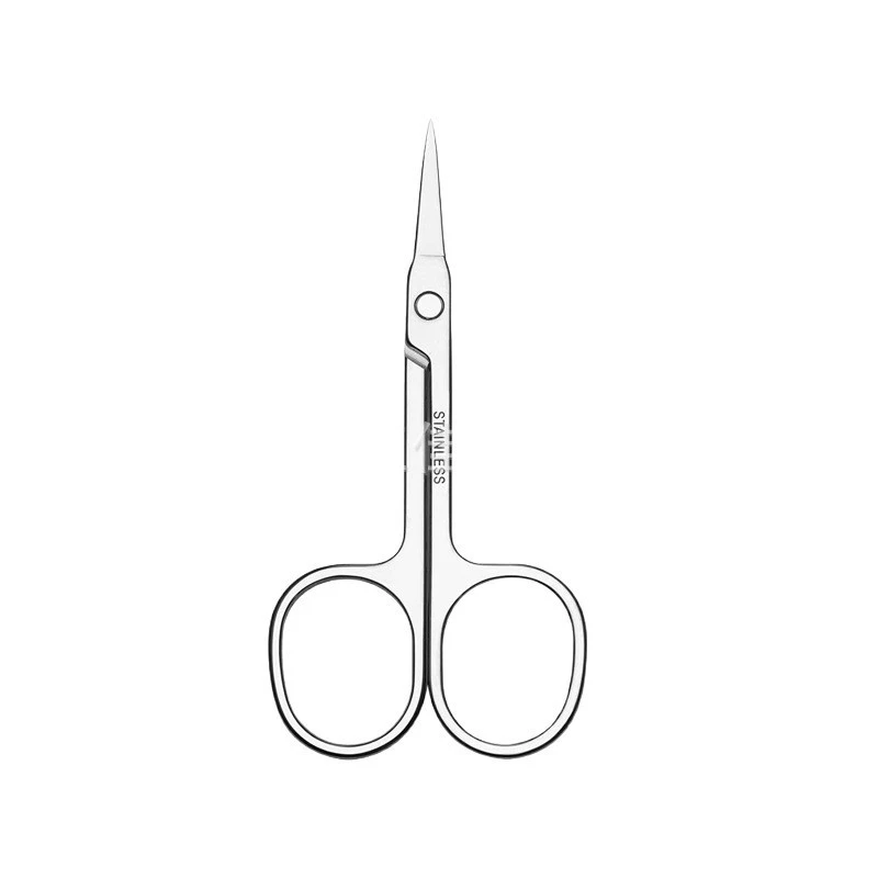 Cosmetic scissors stainless steel for eyebrows