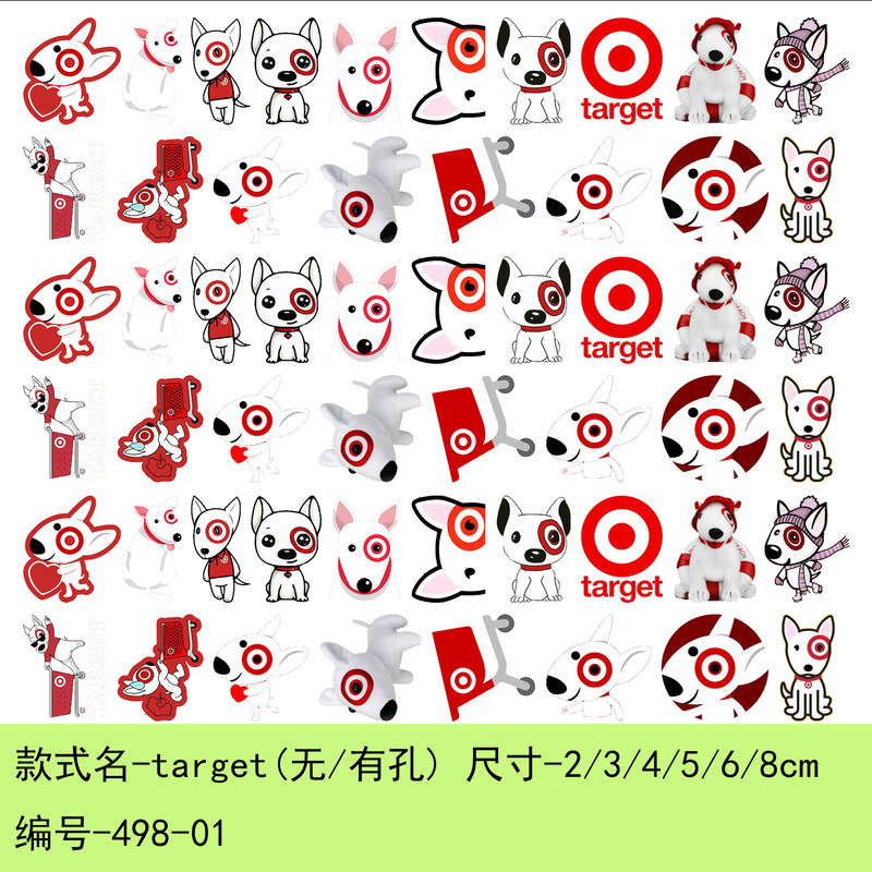 American Target Website Acrylic Sheet DIY Fun Souvenir Pendant Accessories Materials Same as Those in the Us