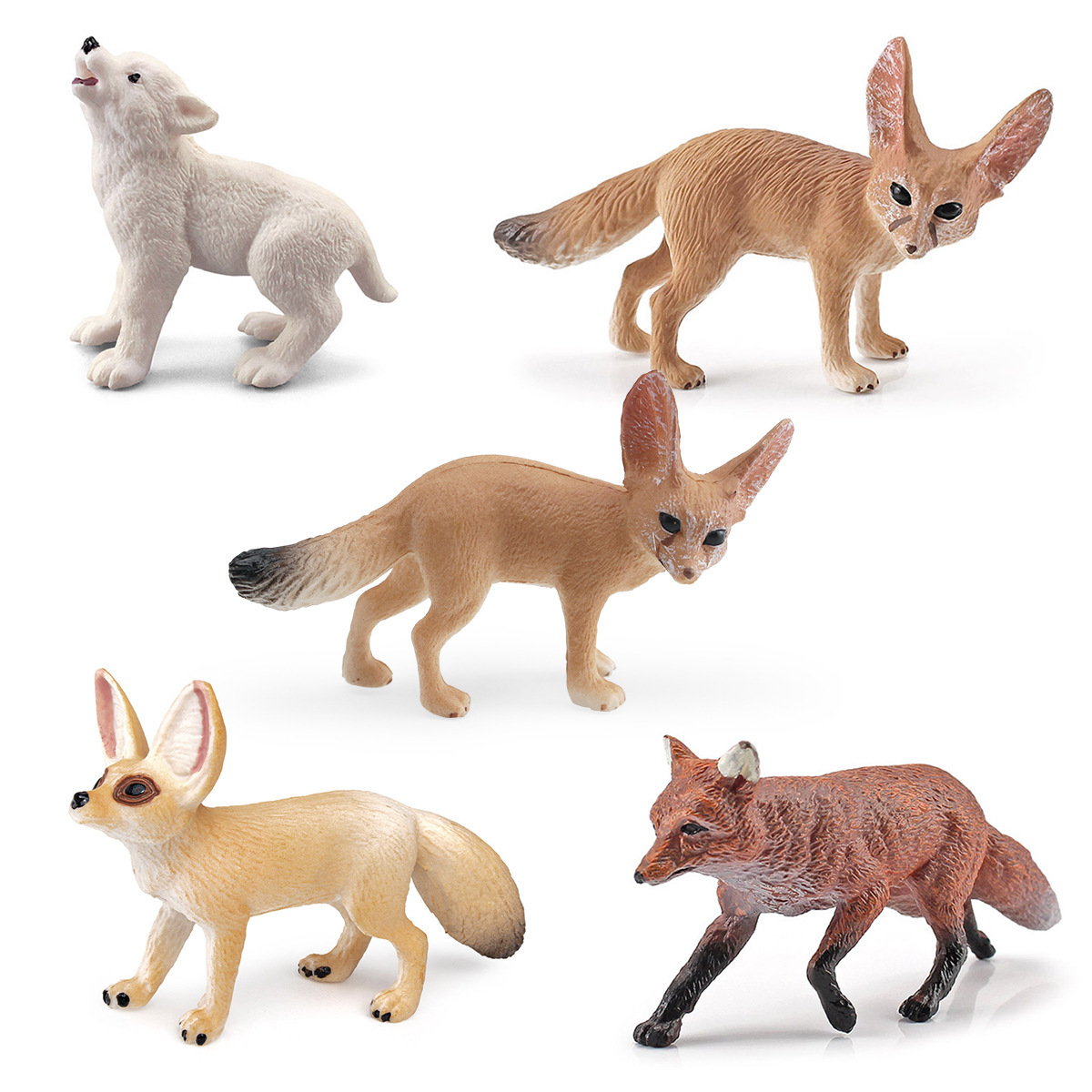 Modelo de Animales Silvestres de Plástico, Estático y Educativo, para Escritorio image 5