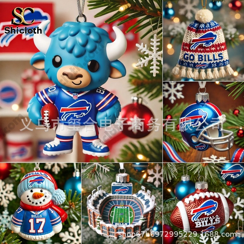 跨境新品Buffalo Bills NFL布法罗比尔队 NFL 66 周年降临节日历|undefined