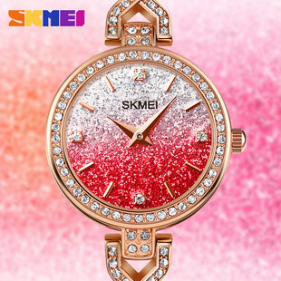 Fashionable starry sky, watch for students, red blue cute bracelet