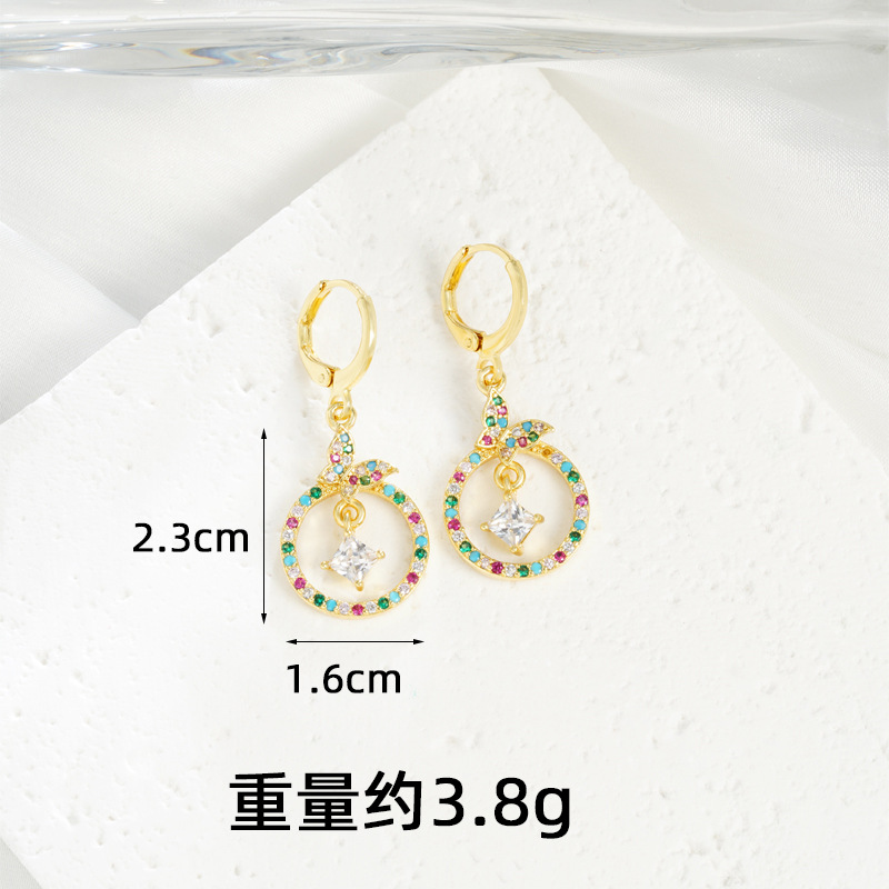 Viento ligero de lujo vietnamita diseño de collar de oro de arena sensación de mariposa aretes de borda redonda versátiles joyas no se desvanecen