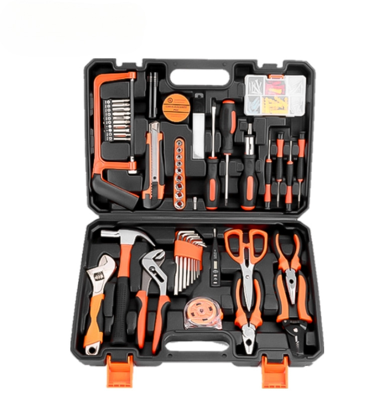 家用手动工具套装电工五金维汽修多功能车载组合工具箱螺丝刀套装