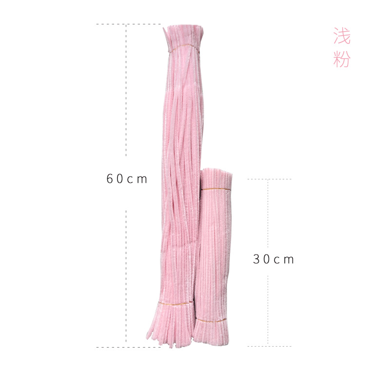 Fábrica al por mayor [marca de la raíz del pelo] Cifrado Twist stick pelo raíz lana raya ramo DIY paquete de material hecho a mano de los niños