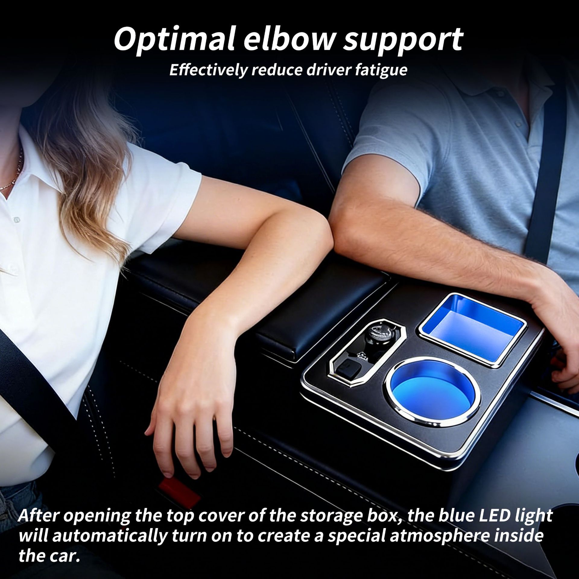 Suitable for Toyota Hiace 200 Series Dx Armrest Box, Center Console Storage Box, Cup Holder Accessories Modification