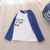 Children's underwear, cotton top, long-sleeve, shirt, T-shirt, clothing, long sleeve, children's clothing, wholesale