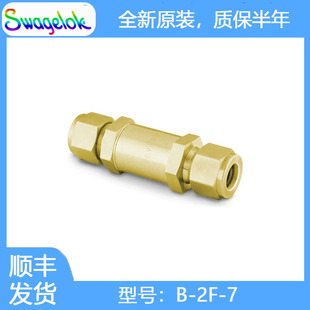 Swagelok�������(B-2F-7)�S�~ֱͨ�w���^�V����1/8 in���׹ܽ��^