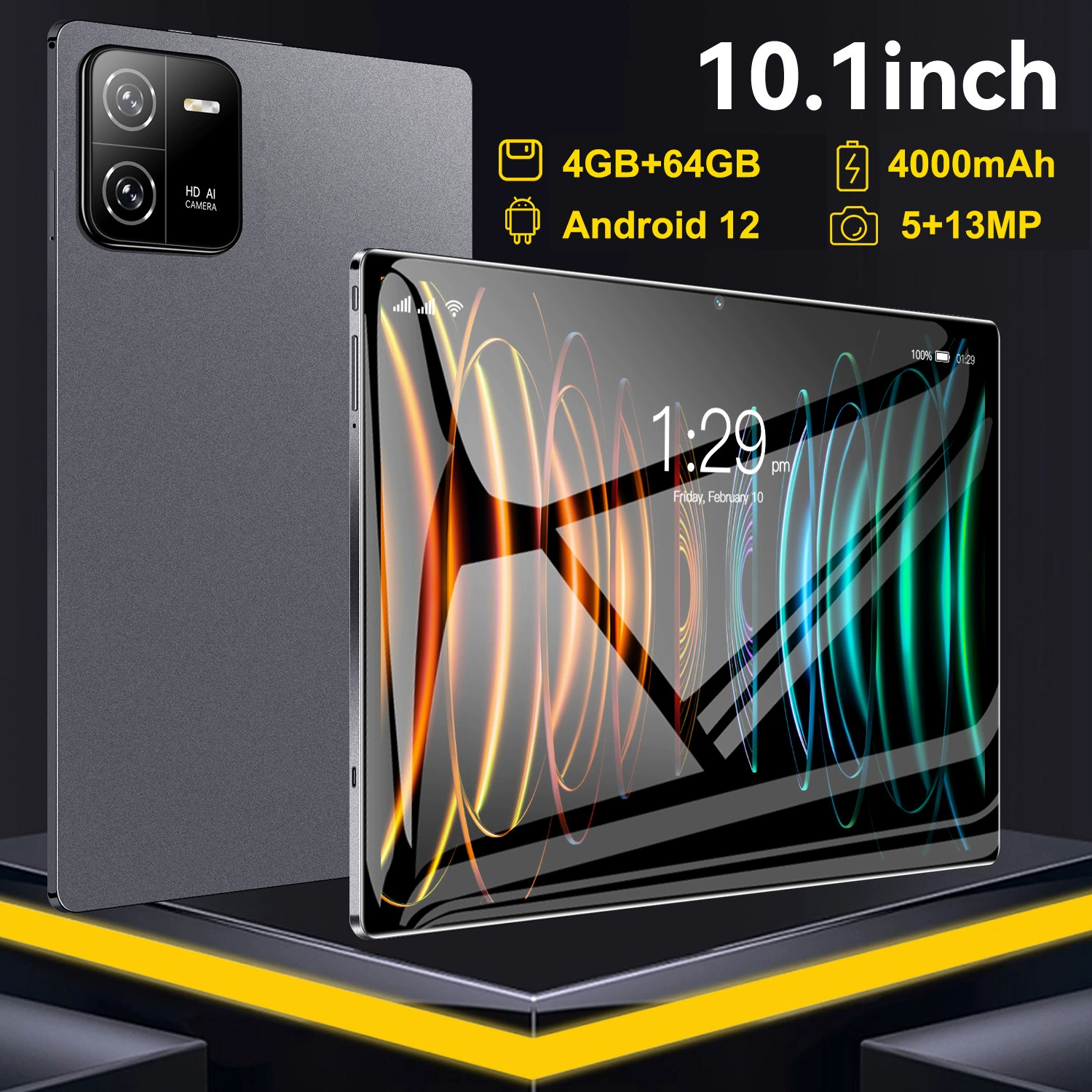 Планшетный ноутбук, 6 plus, 1 дюйм, 64G, 4G, Android