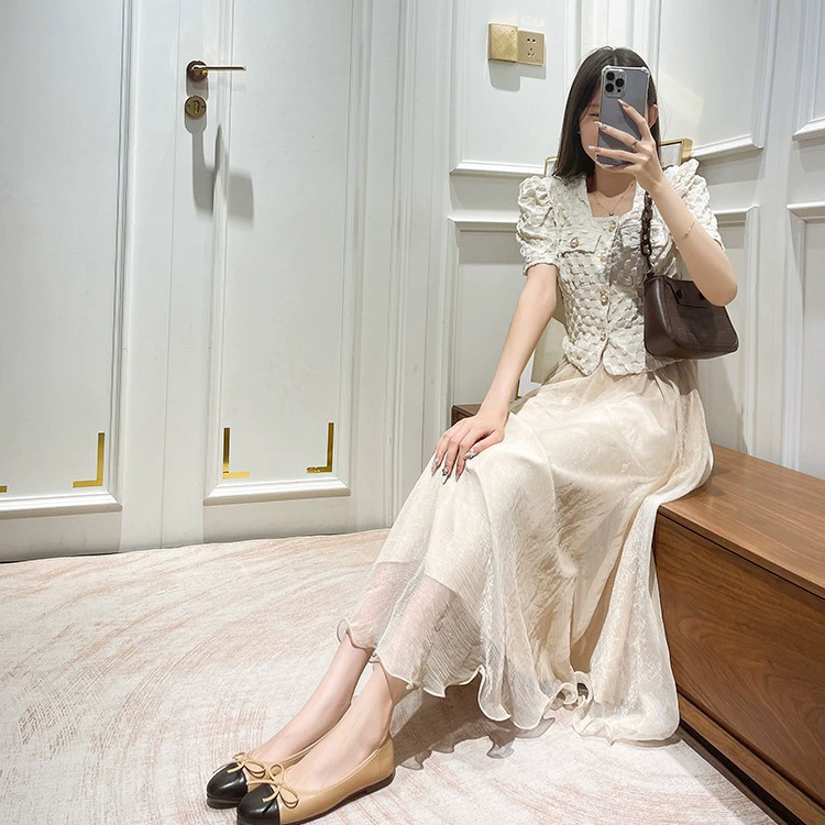 Обувь с бантами, стиль Chanel, мягкая подошва, корейский стиль