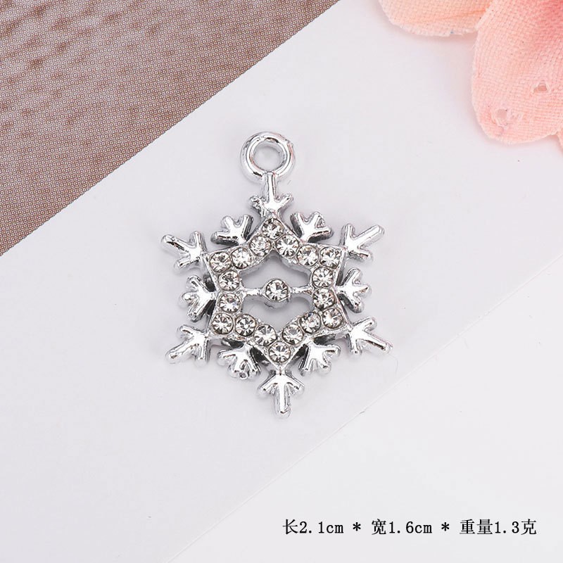 6-pointed snowflake silver