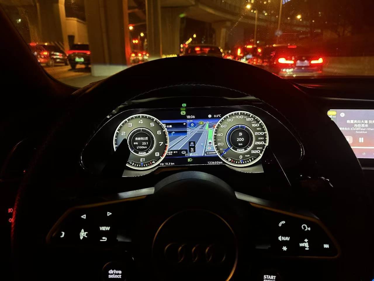 Suitable for Audi Q5/A4/A5/A6/A7/TT/Q3/Q2/A1/S5/RS5/A3/Q7 LCD instrument panel