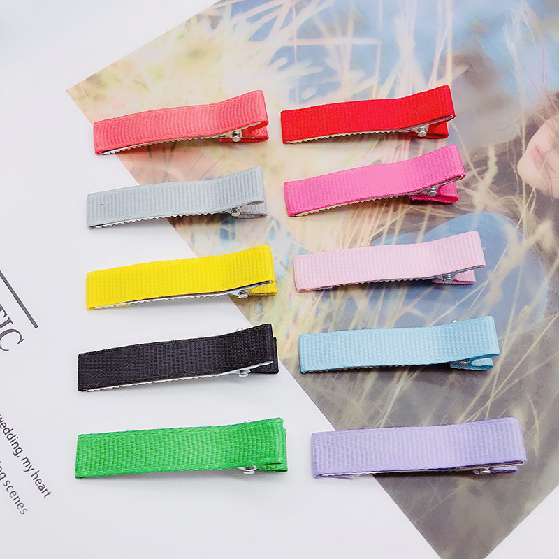 Korean-Style 5cm Half-Covered and Fully Covered Fabric Double-Prong Hair Clips DIY Hair Accessories Side Clips Accessories Children's Duckbill Clips Bobby Pins Korean-Style 5cm Half-Covered and Fully Covered Fabric Double-Prong Hair Clips DIY Hair Accessories Side Clips Accessories Children's Duckbill Clips Bobby Pins