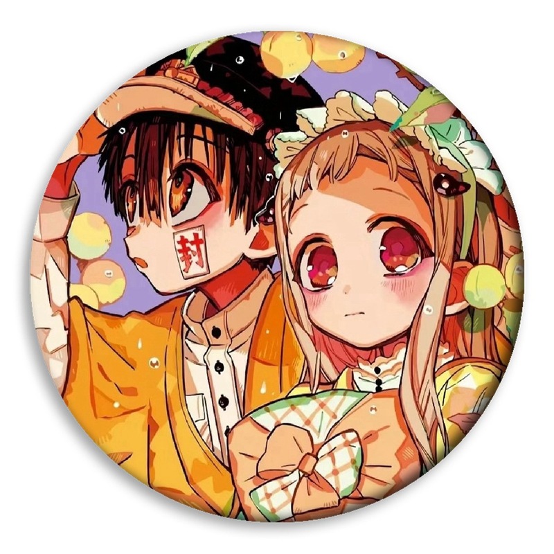 地縛少年花子君紋章の周辺は寧寧花子君ブリキの胸章を飾っています。|undefined