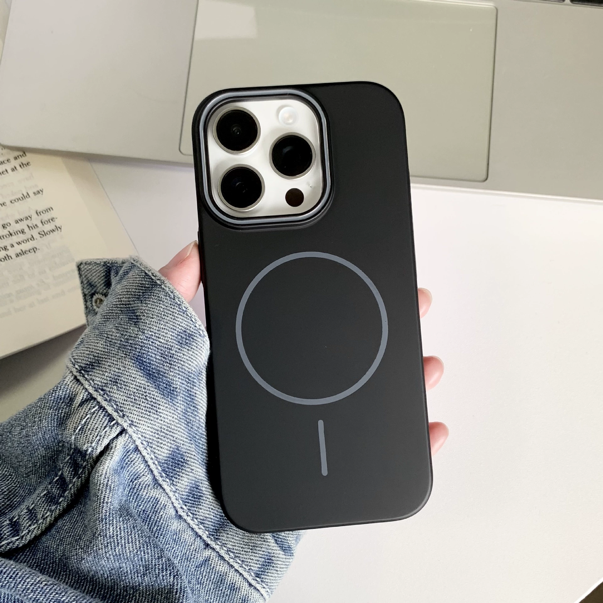 Чехол для iPhone (Apple) совместимый с iPhone 11–16, магнитное кольцо, усиленная защита камеры